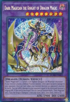 Dark Magician the Knight of Dragon Magic BLMR-001 Secret Rare Excellent Englisch 1. Auflage