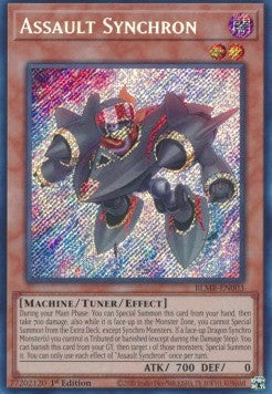 Angriffssynchron (V.1) BLMR-003 Secret Rare Near Mint Deutsch 1. Auflage