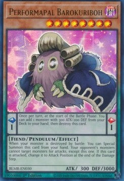 Performapal Barokuriboh BLMR-030 Ultra Rare Excellent Englisch 1. Auflage