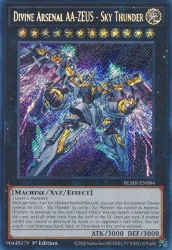 Göttliches Arsenal AA-ZEUS - Himmelsdonner (V.1) BLMR-084 Secret Rare Good Deutsch 1. Auflage