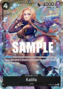 Kalifa (OP03-081) (V.2) OP03 Alternate Art Near Mint Englisch
