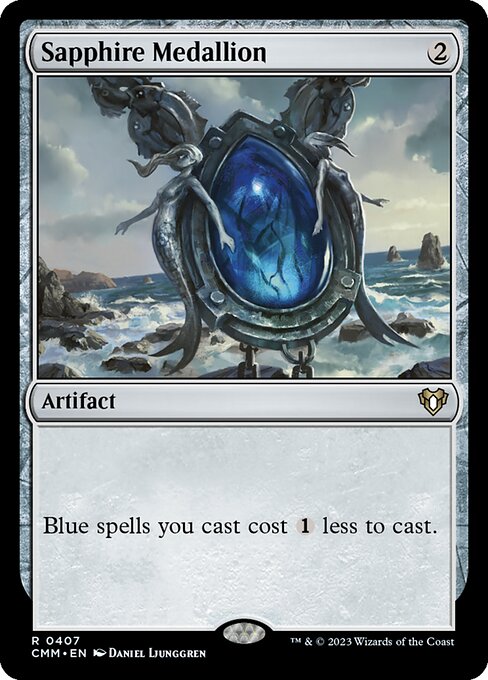 Sapphire Medallion CMM-407 Rare Near Mint Englisch Foil