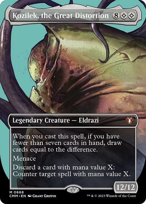 Kozilek, the Great Distortion XCMM-668 Mythic Near Mint Englisch