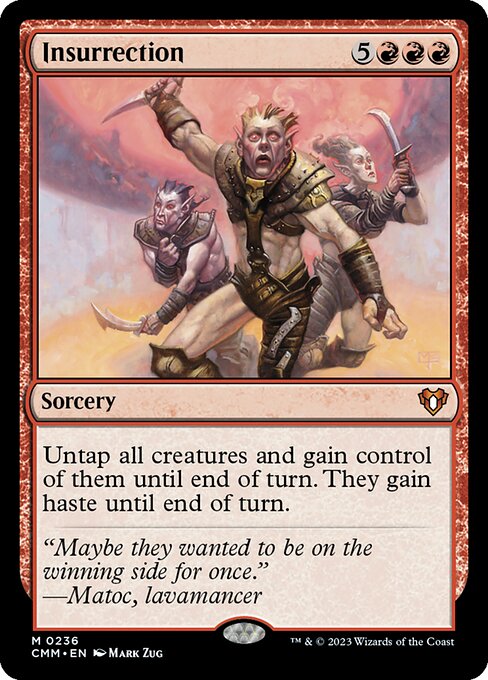 Insurrection CMM-236 Mythic Near Mint Englisch