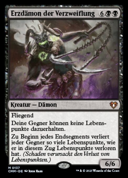 Archfiend of Despair CMM-137 Mythic Played Deutsch