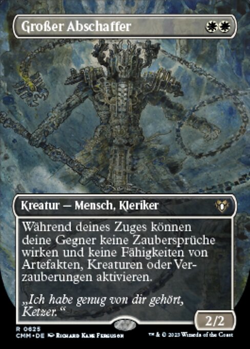 Großer Abschaffer XCMM-625 Rare Excellent Deutsch