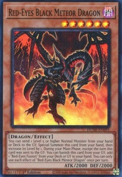Rotäugiger schwarzer Meteordrache DUNE-095 Super Rare Near Mint Deutsch 1. Auflage