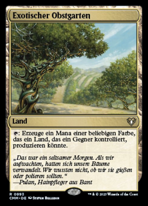 Exotischer Obstgarten XCMM-993 Rare Near Mint Deutsch