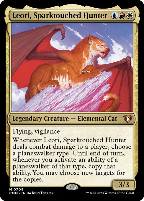 Leori, Sparktouched Hunter XCMM-709 Mythic Excellent Englisch Foil