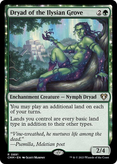 Dryad of the Ilysian Grove XCMM-891 Rare Excellent Englisch