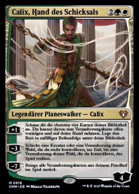 Calix, Hand des Schicksals XCMM-918 Mythic Near Mint Deutsch