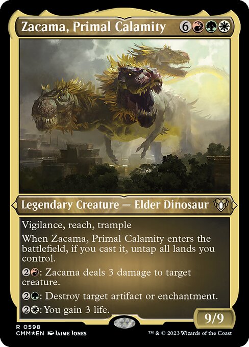 Zacama das Urchaos (V.1) XCMM-598 Rare Near Mint Englisch Foil
