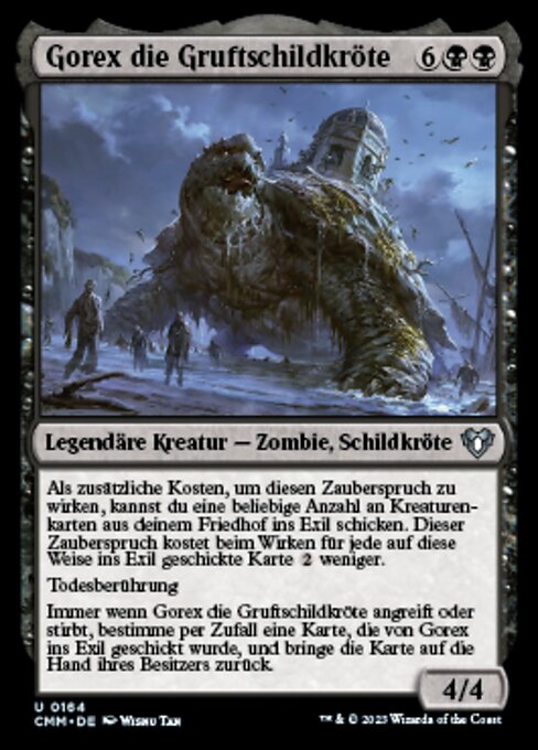 Gorex die Gruftschildkröte CMM-164 Uncommon Near Mint Deutsch