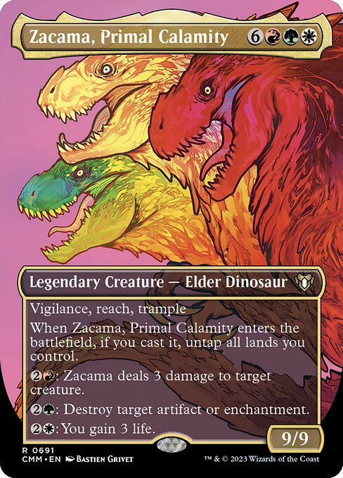 Zacama, Primal Calamity XCMM-691 Rare Near Mint Englisch Foil