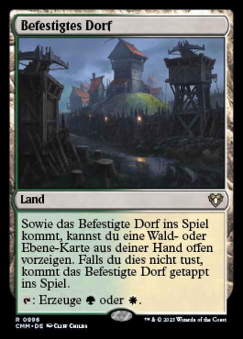 Befestigtes Dorf XCMM-996 Rare Near Mint Deutsch