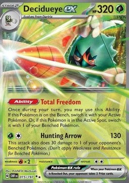 Decidueye ex OBF-015 Double Rare Excellent Englisch