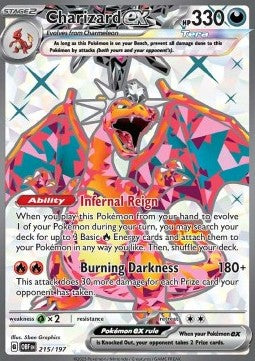 Glurak ex OBF-215 Ultra Rare Excellent Deutsch