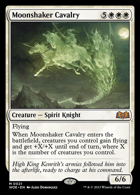 Monddonner-Kavallerie WOE-21 Mythic Near Mint Englisch