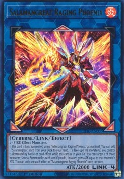 Grosalamander Wut-Phönix LD10-005 Ultra Rare Light Played Deutsch 1. Auflage