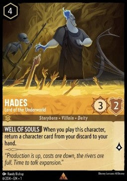 Hades - Herrscher der Unterwelt 1TFC-6 Rare Light Played Deutsch