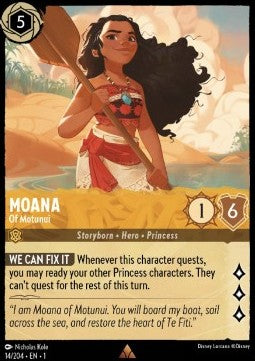 Vaiana - Von Motunui 1TFC-14 Rare Excellent Deutsch