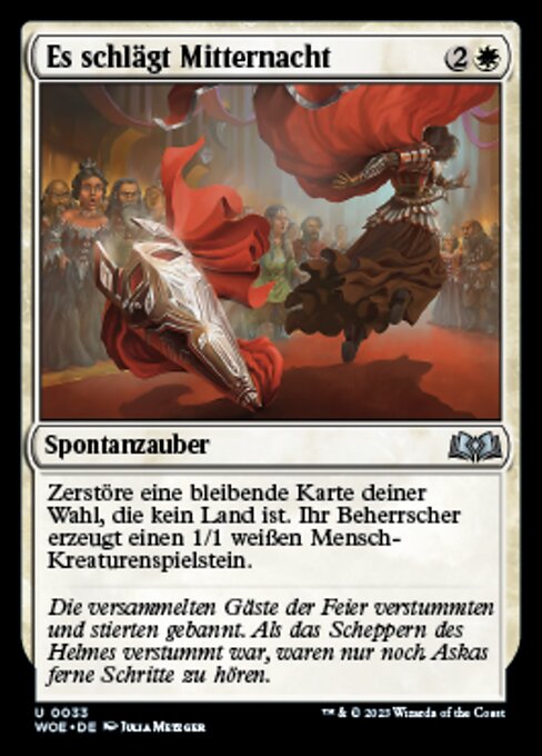 Es schlägt Mitternacht WOE-33 Uncommon Near Mint Deutsch