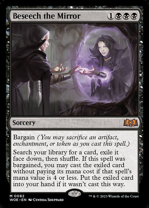 Beseech the Mirror WOE-82 Mythic Near Mint Englisch