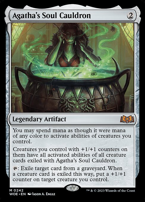 Agatha's Soul Cauldron WOE-242 Mythic Near Mint Englisch