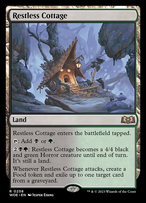 Restless Cottage WOE-258 Rare Near Mint Englisch Foil