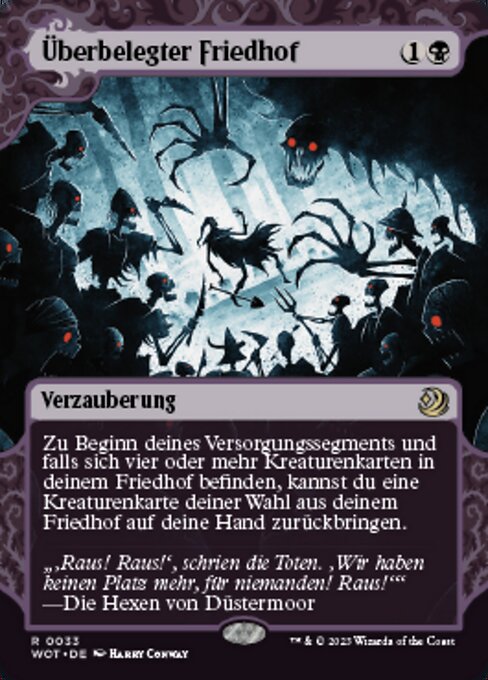 Überbelegter Friedhof WOT-33 Rare Near Mint Deutsch