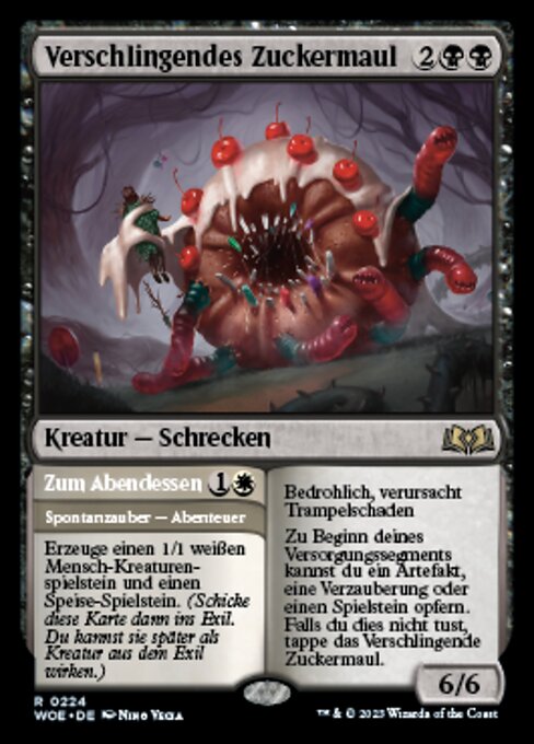Devouring Sugarmaw // Zum Abendessen WOE-224 Rare Excellent Deutsch
