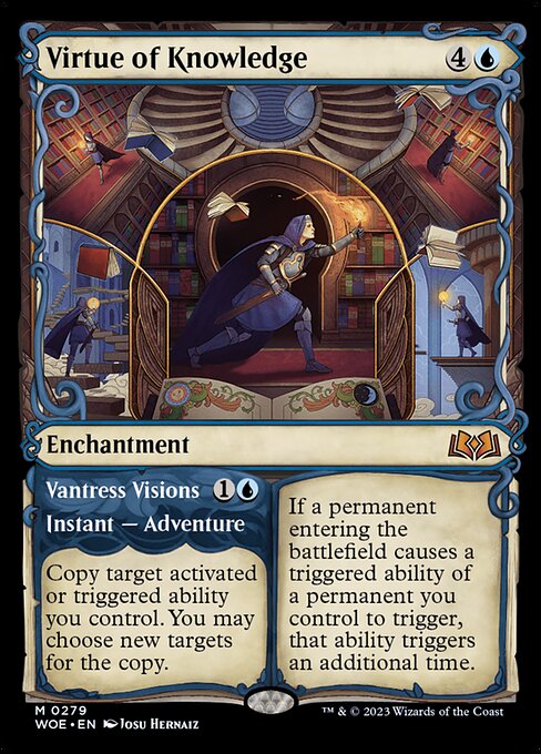 Virtue of Knowledge // Vantress Visions XWOE-279 Mythic Near Mint Englisch