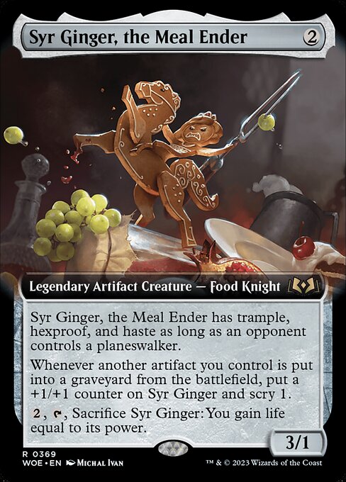 Syr Ginger, the Meal Ender XWOE-369 Rare Excellent Englisch