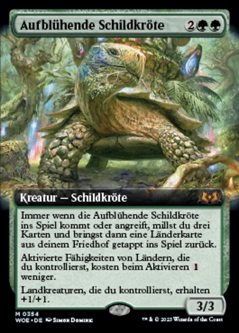 Aufblühende Schildkröte XWOE-354 Mythic Excellent Deutsch Foil