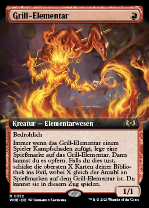 Grill-Elementar XWOE-352 Rare Near Mint Deutsch