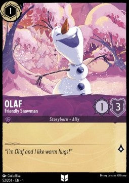 Olaf - Freundlicher Schneemann 1TFC-52 Uncommon Boosterfrisch Deutsch Foil