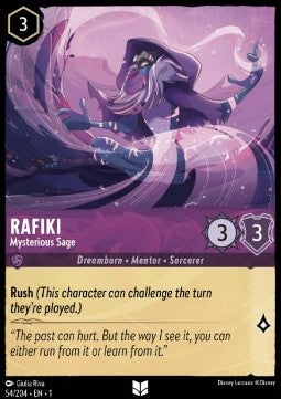 Rafiki - Geheimnisvoller Weiser 1TFC-54 Uncommon Excellent Deutsch
