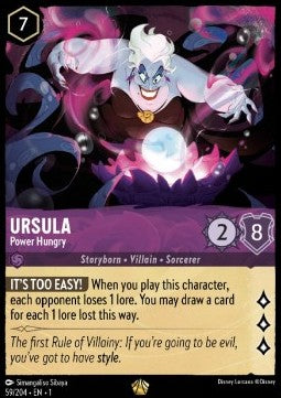 Ursula - Machtgierig 1TFC-59 Legendary Boosterfrisch Deutsch Foil