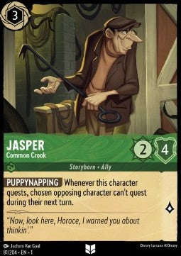 Jasper - Gewöhnlicher Ganove 1TFC-81 Uncommon Near Mint Deutsch Foil