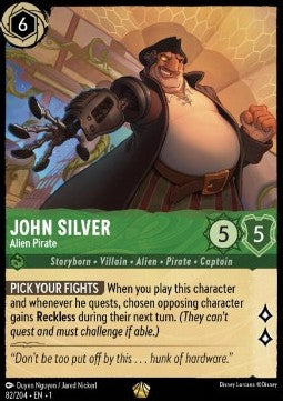 John Silver - Außerirdischer Pirat 1TFC-82 Legendary Boosterfrisch Deutsch Foil