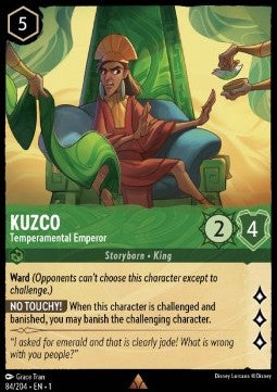 Kusco - Temperamentvoller König 1TFC-84 Rare Boosterfrisch Deutsch Foil