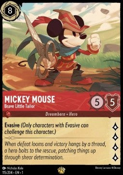 Micky Maus - Tapferes Kleines Schneiderlein 1TFC-115 Legendary Excellent Deutsch