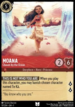 Vaiana - Vom Ozean auserwählt 1TFC-117 Uncommon Boosterfrisch Deutsch