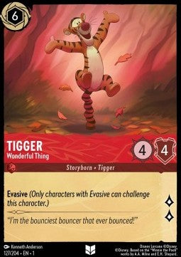 Tigger - Superste Sache 1TFC-127 Uncommon Boosterfrisch Deutsch