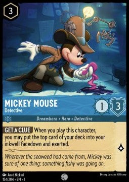 Micky Maus - Detektiv 1TFC-154 Common Near Mint Deutsch Foil