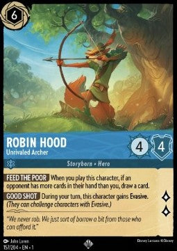 Robin Hood - Unübertroffener Bogenschütze 1TFC-157 Super Rare Near Mint Englisch