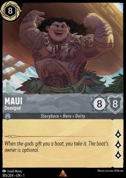 Maui - Halbgott 1TFC-185 Rare Boosterfrisch Deutsch