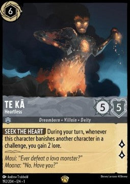 Te Kā - Herzlos 1TFC-192 Legendary Boosterfrisch Deutsch Foil