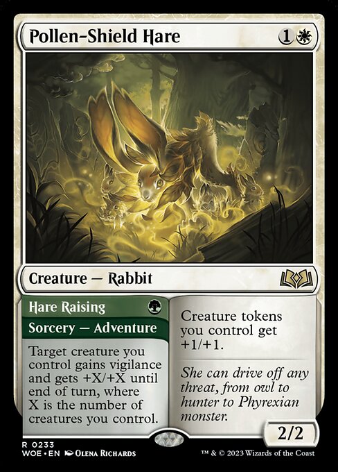 Pollen-Shield Hare // Hare Raising WOE-233 Rare Near Mint Englisch Foil