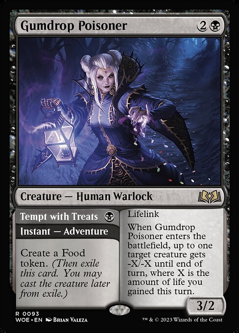 Gumdrop Poisoner // Tempt with Treats WOE-93 Rare Near Mint Englisch